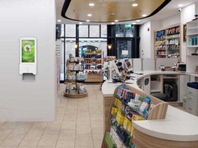 Hand Sanitiser Android Advertising Display - Pharmacy