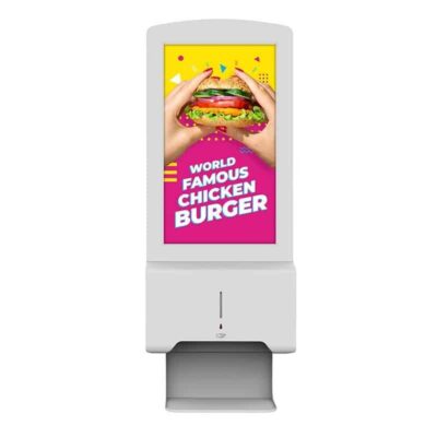 Hand Sanitiser Android Advertising Display - White Background Image (1)