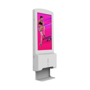 Hand Sanitiser Android Advertising Display - White Background Image (2)