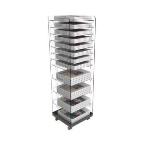 B001035 Multi Volume Newspaper Tower Display