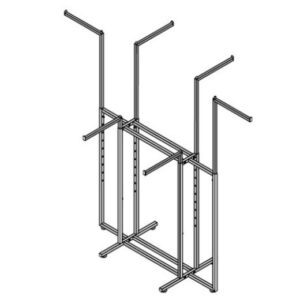 R126A - 6 Way Adjustable Clothes Rail