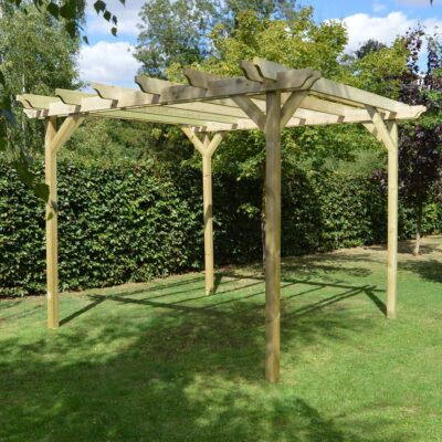 Double Garden Pergola - Light Green 02