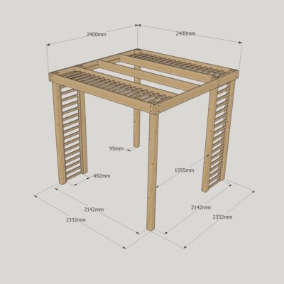 Panel Pergola - 2400mm x 2400mm