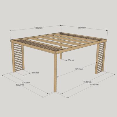 Panel Pergola - 3600mm x 4800mm