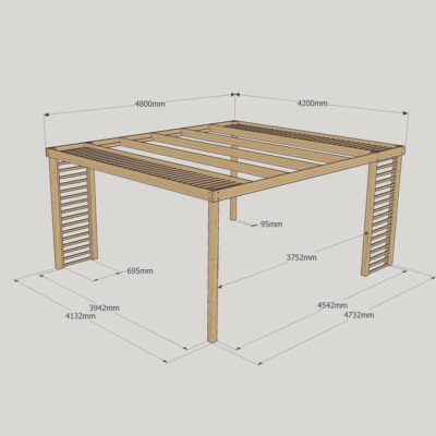 Panel Pergola - 4200mm x 4800mm