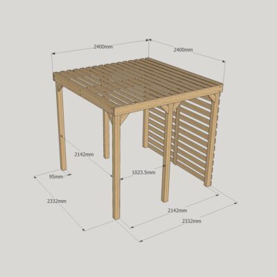 Shade Pergola - 2400mm x 2400mm