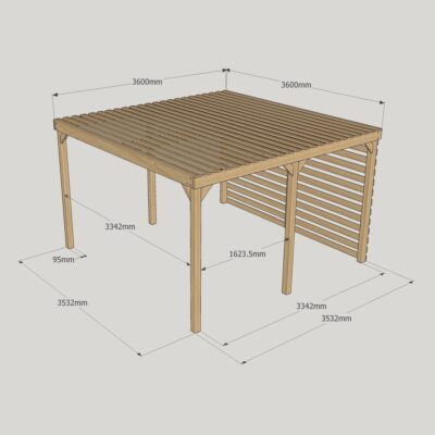 Shade Pergola - 3600mm x 3600mm