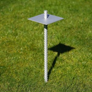 Galvanised Steel Pergola Foot - Spike Version