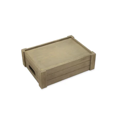 ST082 - Wooden Display Riser - Grey