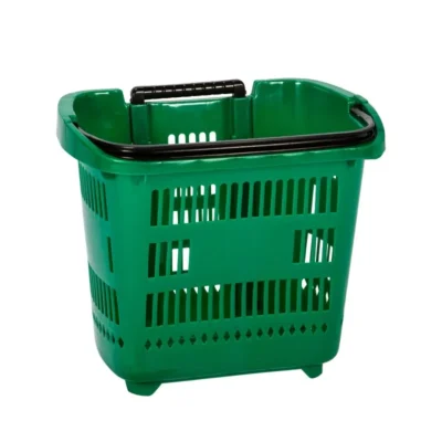 R222 Trolley Basket Green - Down