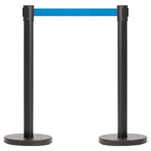 R1922 Blue Retractable Barrier - Pack of 2