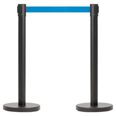 R1922 Blue Retractable Barrier - Pack of 2