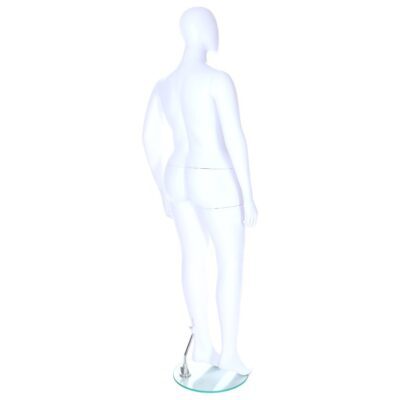 R349 Female Mannequin - Life Size - White Finish - Back Right View