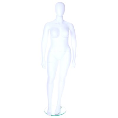 R349 Female Mannequin - Life Size - White Finish - Front View