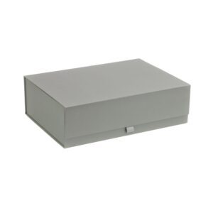 Large Magnetic Card Gift Box - Grey