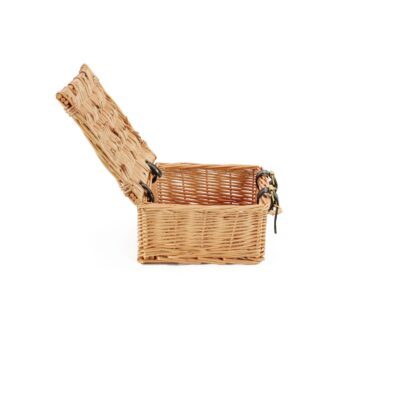 HA023 - HA023 - 10 Inch Wicker Hamper Basket - Side View