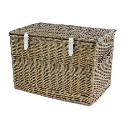 HA119 - 22 Inch Bronzed Wicker Trunk