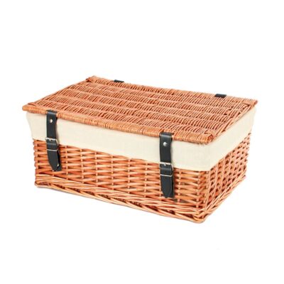 KT127N - 18 Inch Split Willow Hamper & Liner