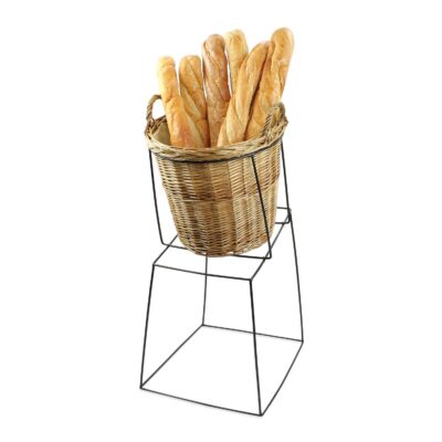 KT636 - Metal Display Stand with Basket - with baguettes