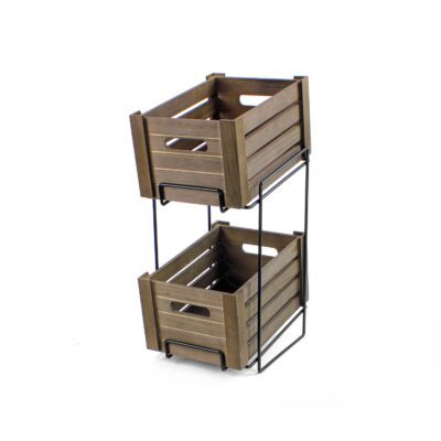 KT706 - Narrow 2 Tier Wire Display Stand - Set 5