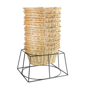 KT715 - 10 Shopping Baskets & Metal Stand - Light