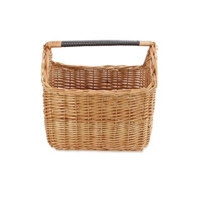 LG034 - Small Wicker Basket with Handle - Front View