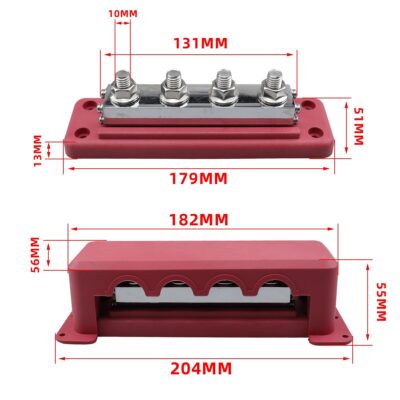 Skyenergi Busbar 600A 4 Stud - Negative - Image 2