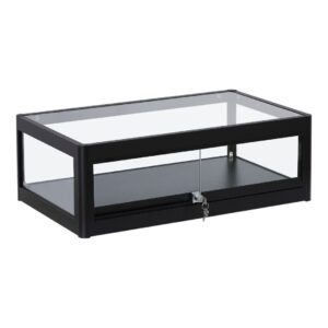 R2501B Counter Top Showcase - Black - Front Right View