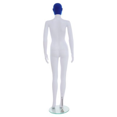 R355BP - Ladies Mannequin with Blue Pile Head - Back View