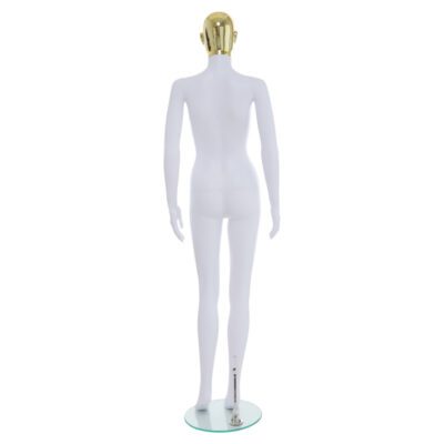 R355GD - Ladies Mannequin with Gold Head - Back View