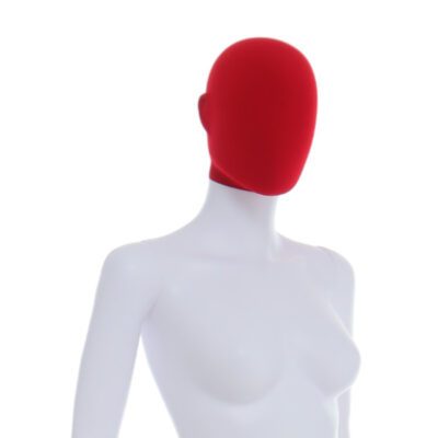 R355RP - Ladies Mannequin with Red Pile Head